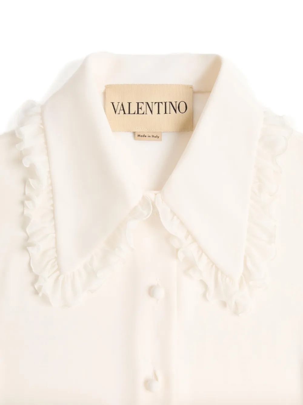 Valentino Garavani Crêpe-de-chine blouse Wit