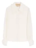Valentino Garavani ruffle-collar shirt - White