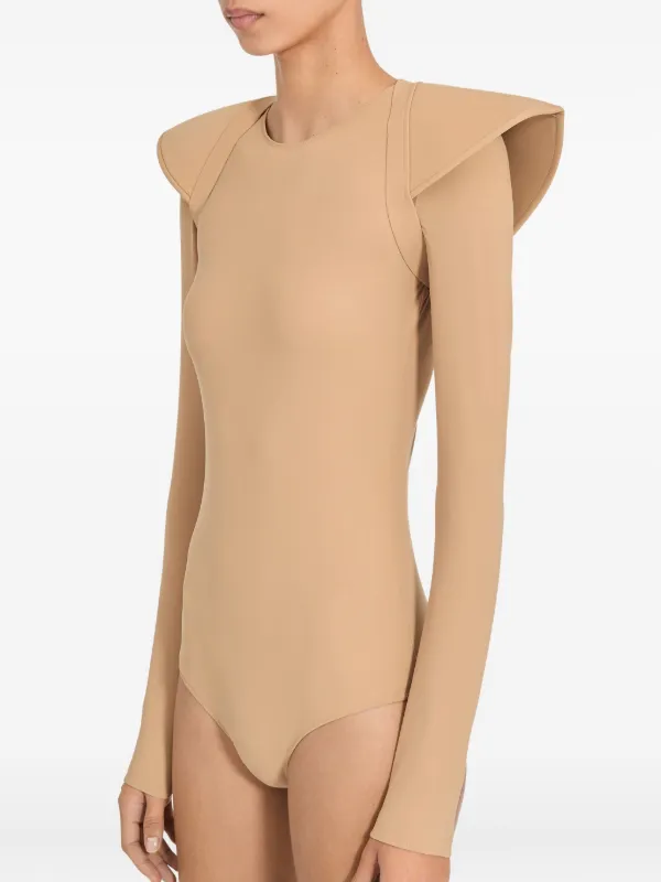 MM6 Maison Margiela shoulder-pad Shrug | Neutrals | FARFETCH
