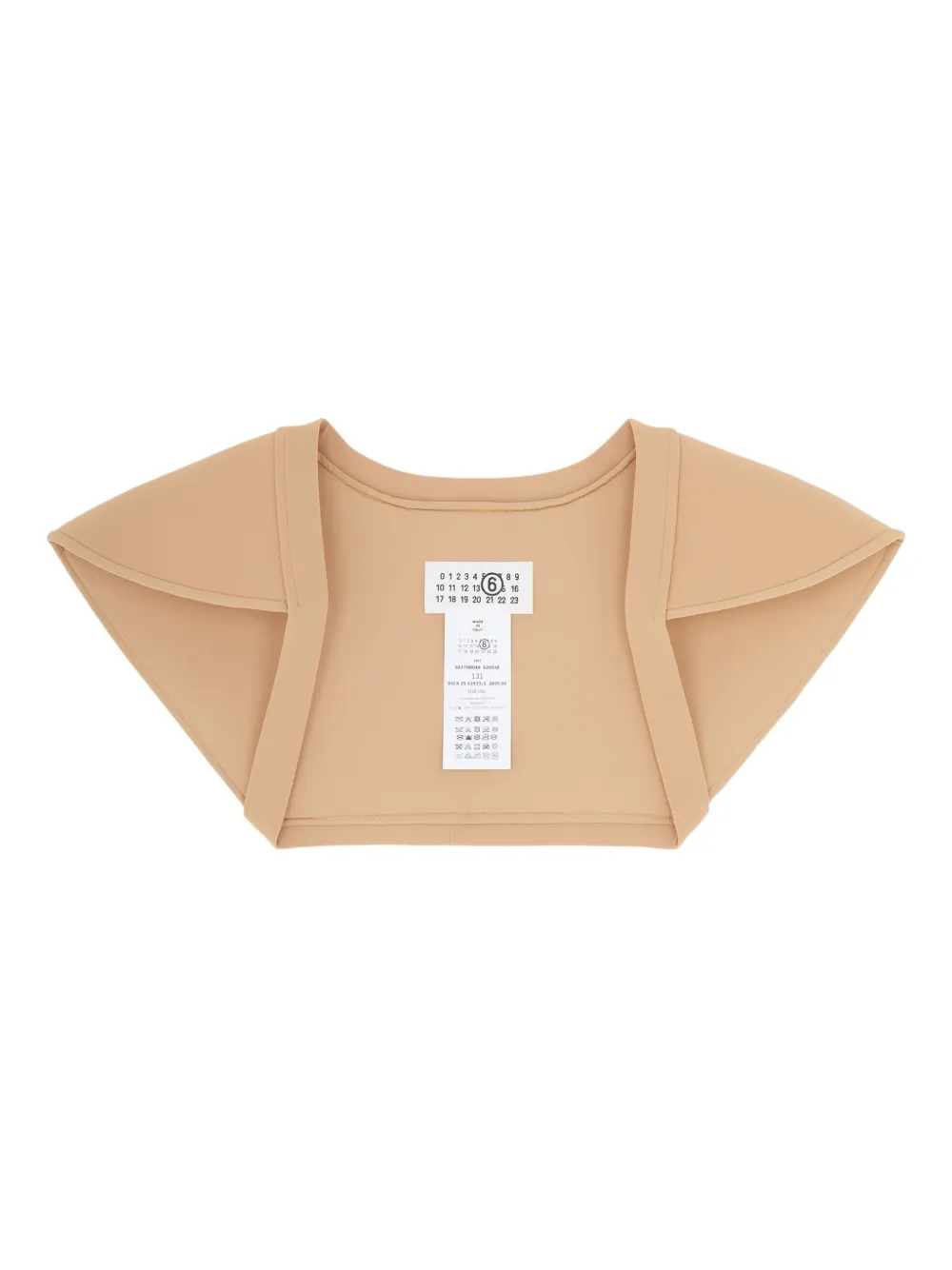 MM6 Maison Margiela shoulder-pad shrug | Neutrals | Image 1