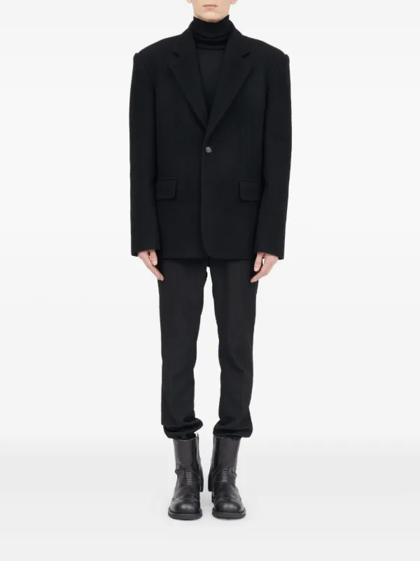 MM6 Maison Margiela エルボーパッチ ジャケット | ブラック | FARFETCH JP
