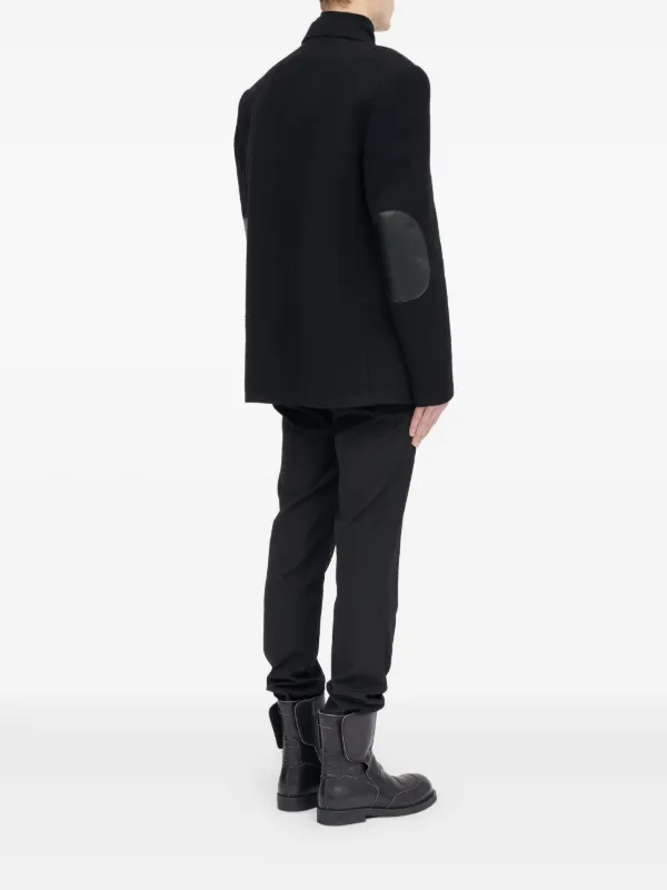 MM6 Maison Margiela エルボーパッチ ジャケット | ブラック | FARFETCH JP