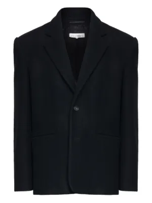 MM6 Maison Margiela ウールジャケット | ブラック | FARFETCH JP
