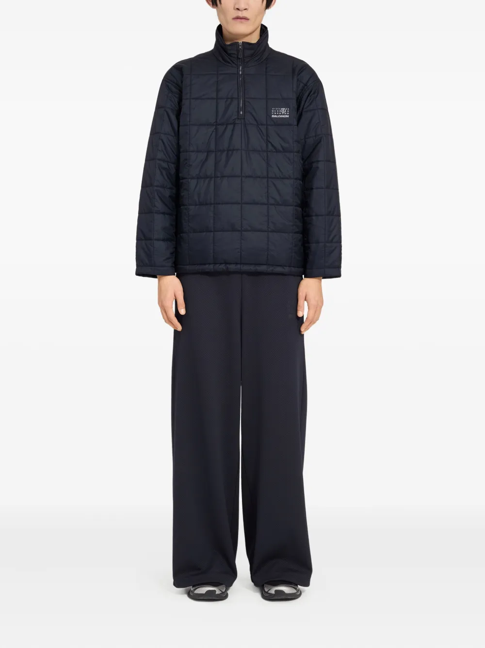 MM6 Maison Margiela X Salomon Gewatteerd jack met halve rits Blauw