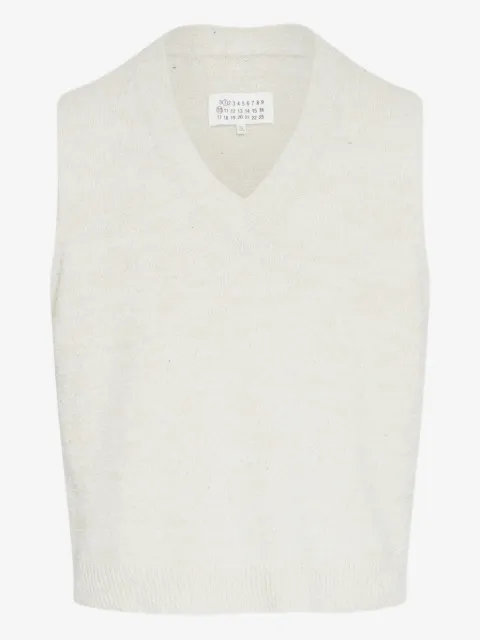 Maison Margiela v-neck sleeveless knit vest