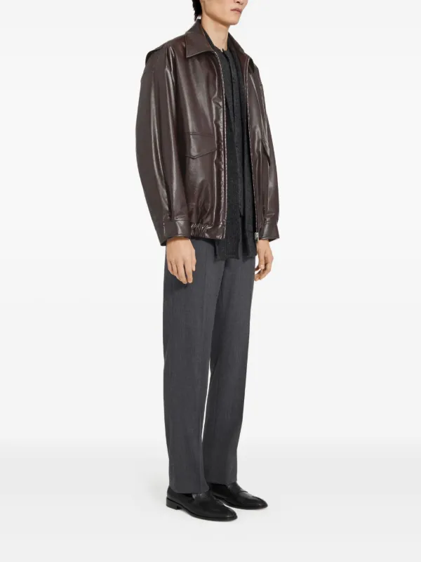 MM6 Maison Margiela ポケット ボンバージャケット | レッド | FARFETCH JP