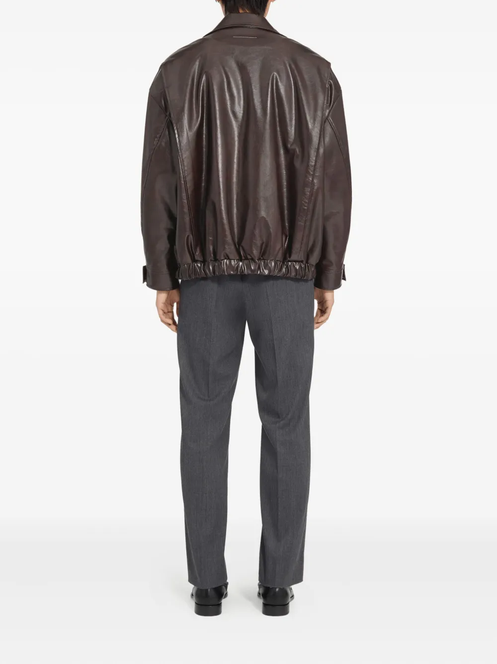 MM6 Maison Margiela Bomberjack met zakdetail Rood