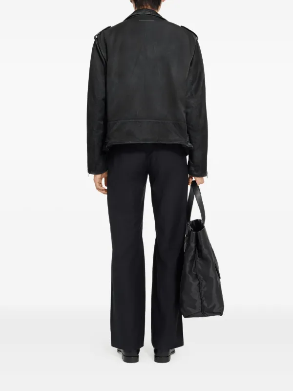 MM6 Maison Margiela ライダースジャケット | ブラック