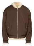 MM6 Maison Margiela shearling-lining bomber jacket - Brown