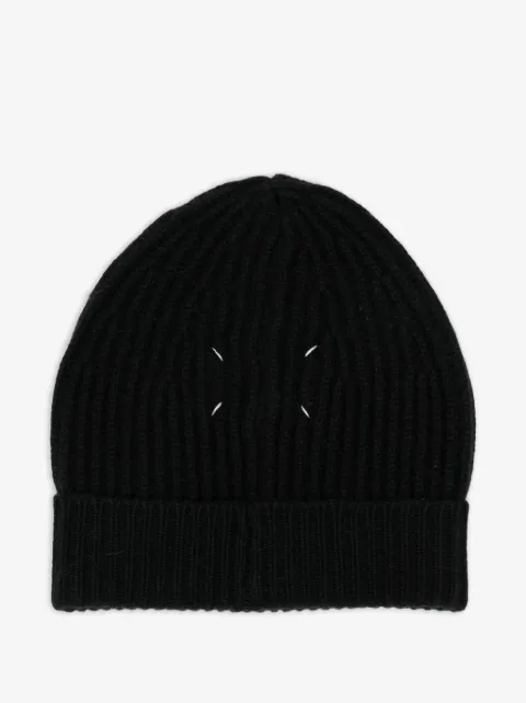 Maison Margiela ribbed wool beanie