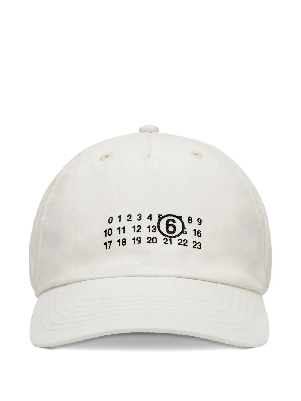 Mm6 Maison Margiela Mm6 Spiga 5-panel Cap In White