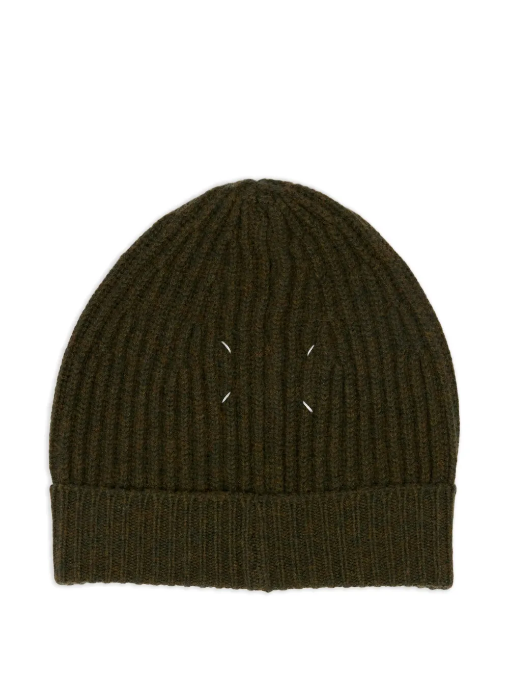 Maison Margiela Wollen muts - Groen