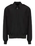 MM6 Maison Margiela collared wool jacket - Black