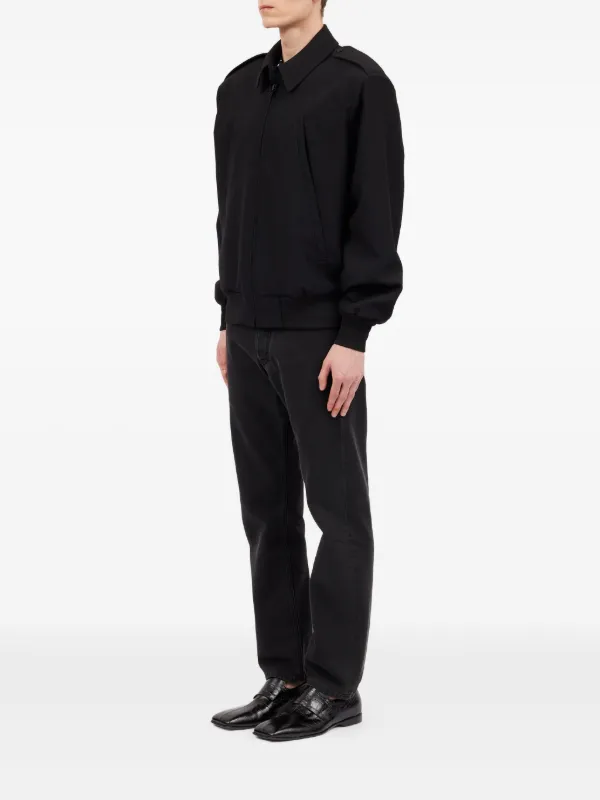 MM6 Maison Margiela ウールジャケット | ブラック | FARFETCH JP