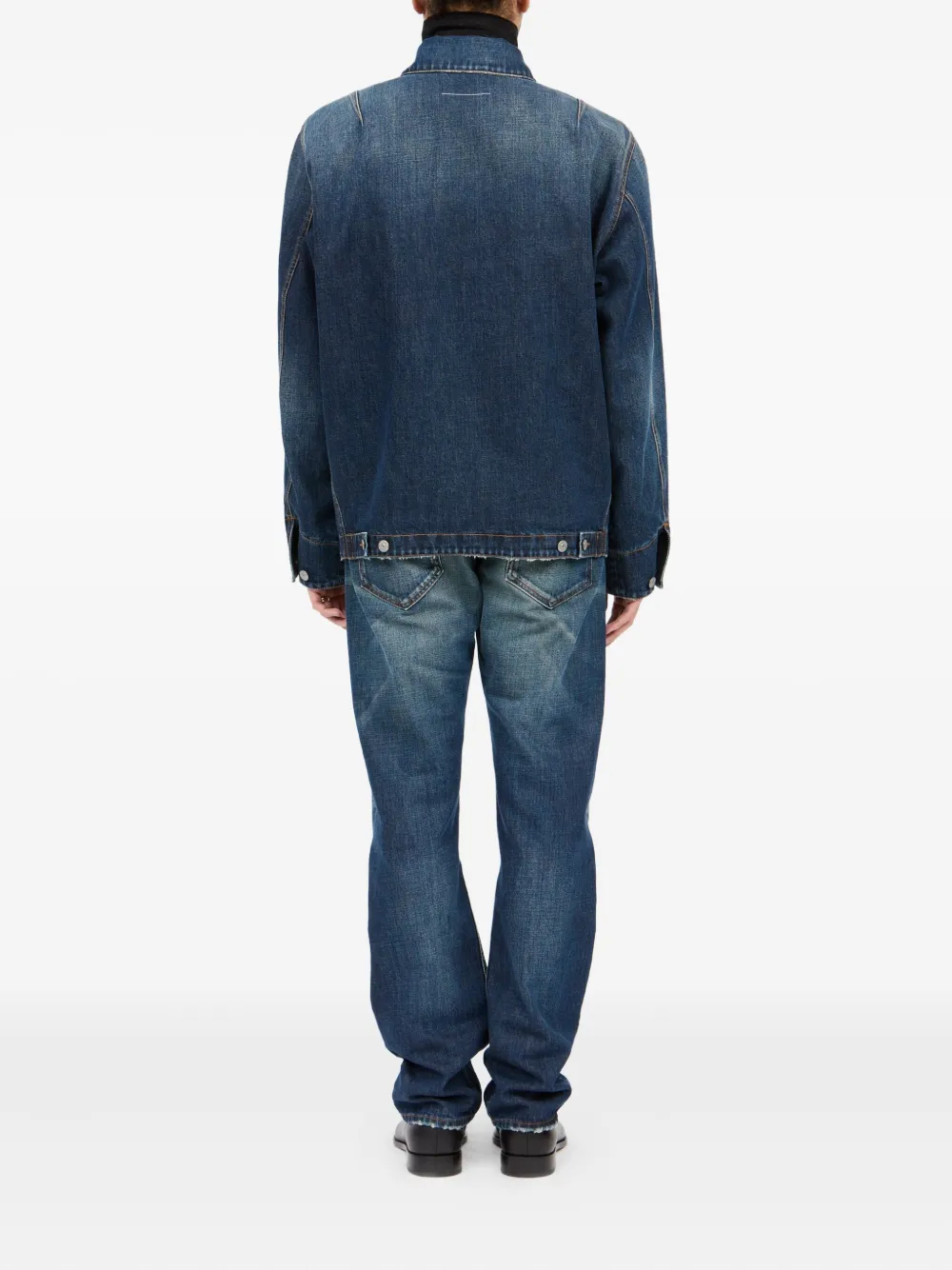 MM6 Maison Margiela Denim jack Blauw