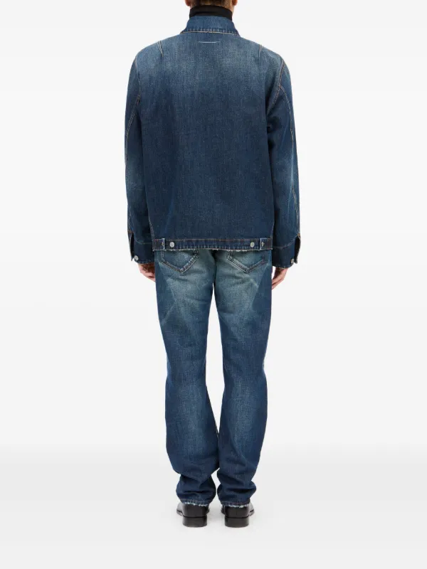 Maison Margiela デニムジャケット MM6 2020 MM6 Maison Margiela デニムジャケット | ブルー | FARFETCH JP
