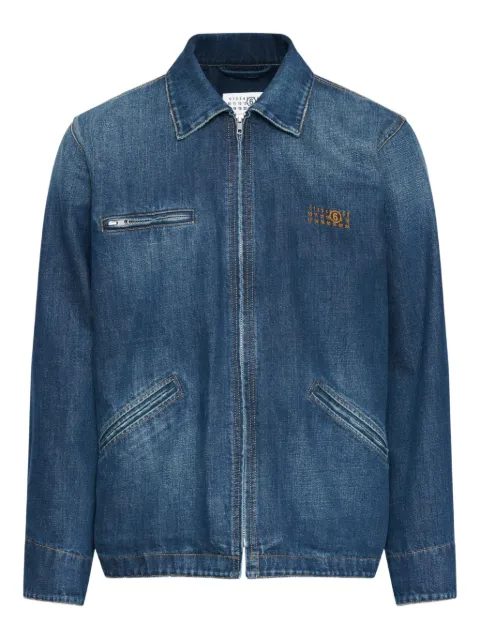 MM6 Maison Margiela zip-fastening denim jacket