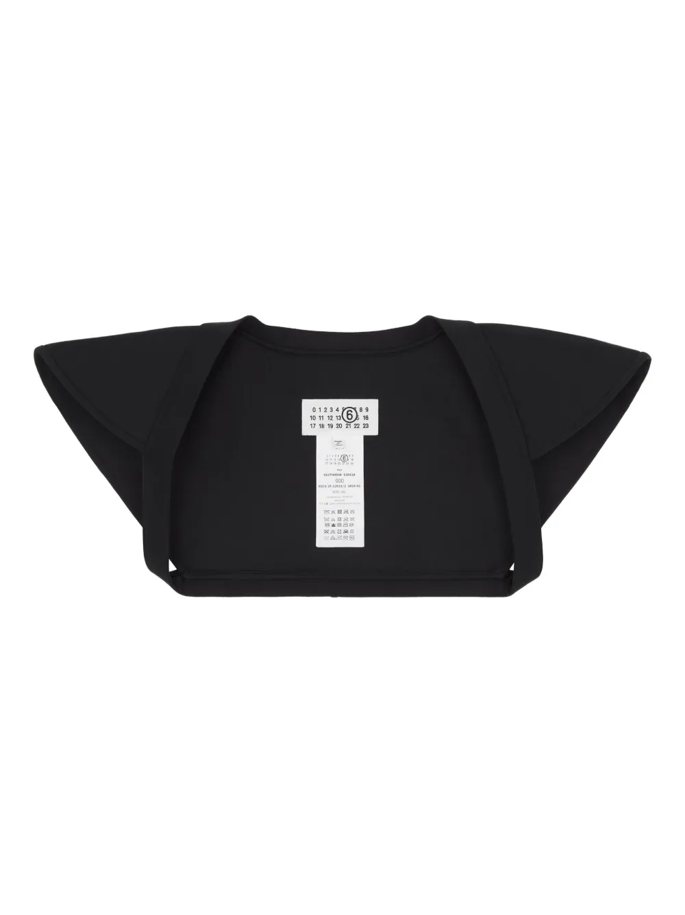 MM6 Maison Margiela Gewatteerde bolero - Zwart