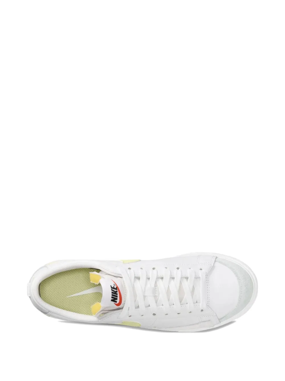Nike Blazer Low Platform "White Life Lime" sneakers
