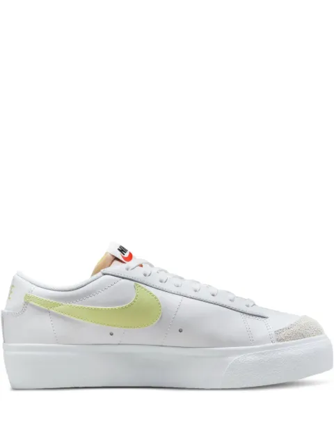 Nike tenis Blazer Low Platform White Life Lime