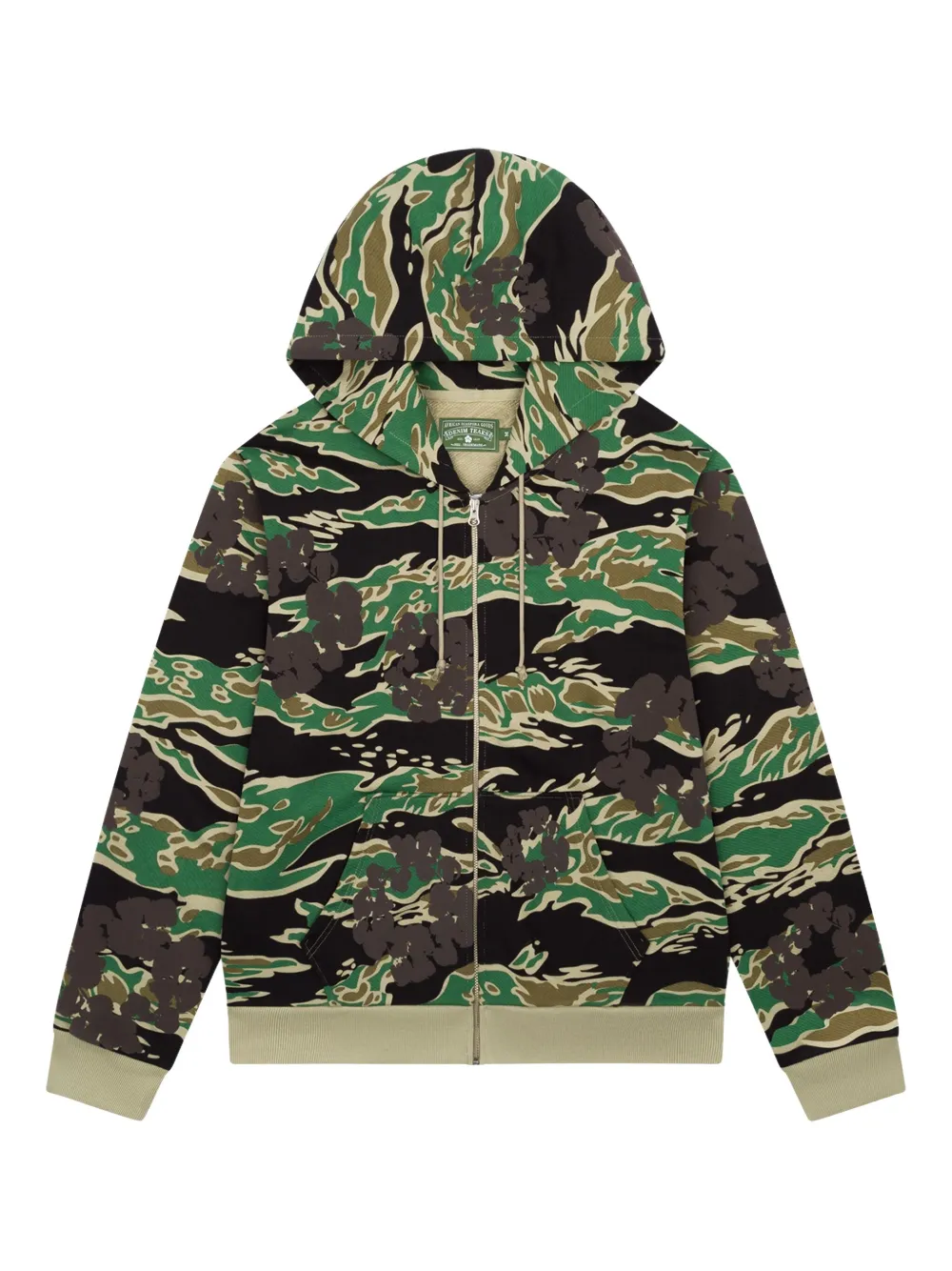 Denim Tears hoodie à imprimé camouflage | vert | Image 1