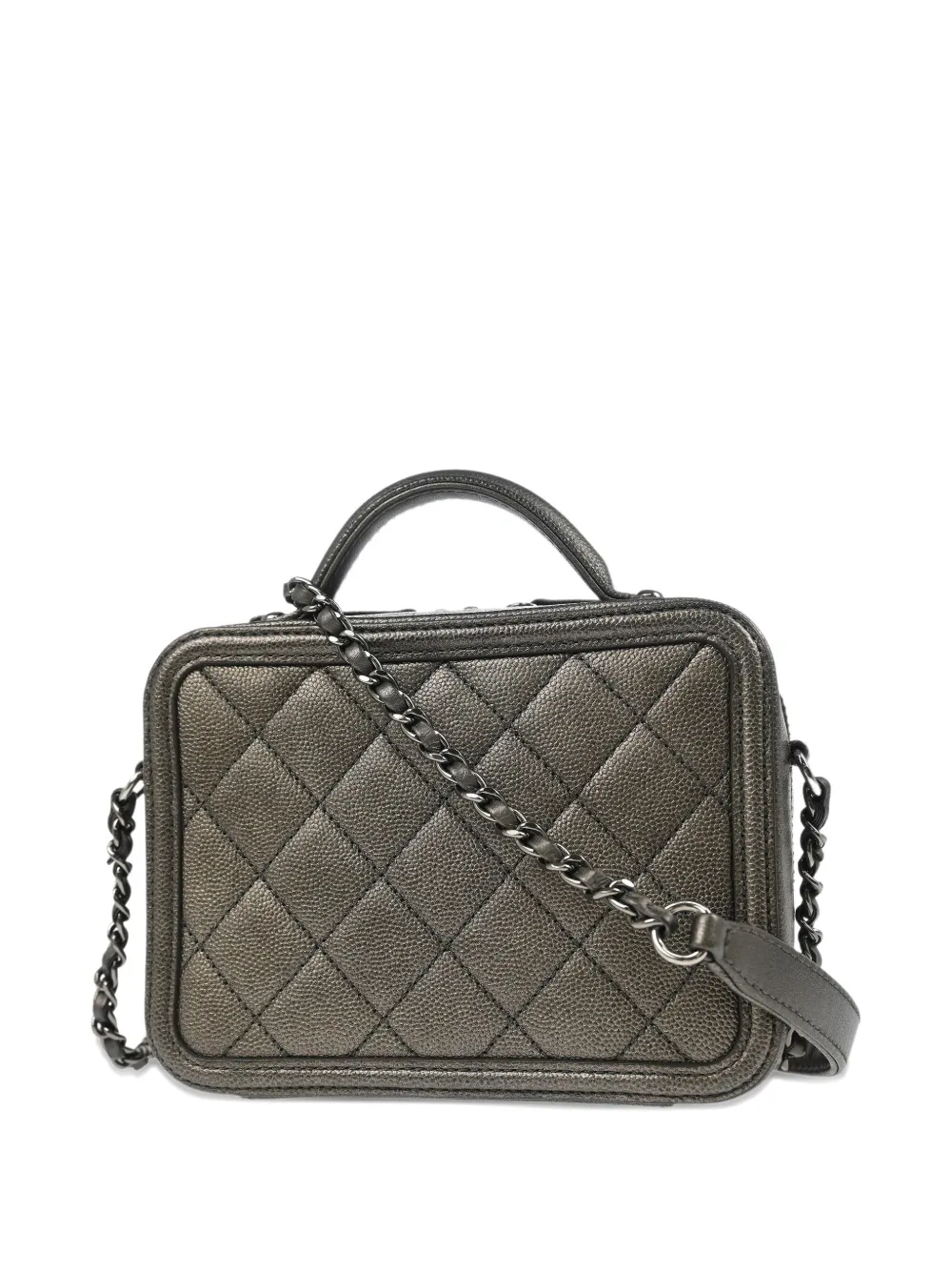 Pre-owned Chanel 2018 Filigree Two-way Tote Bag
