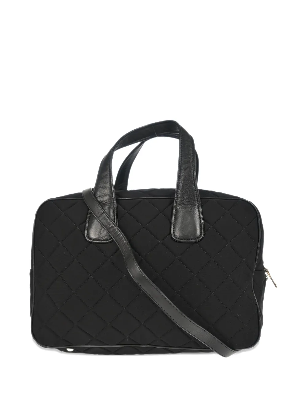 Prada Pre-Owned 2010s logo-plaque two-way tote bag | Pre-Owned | Image 2