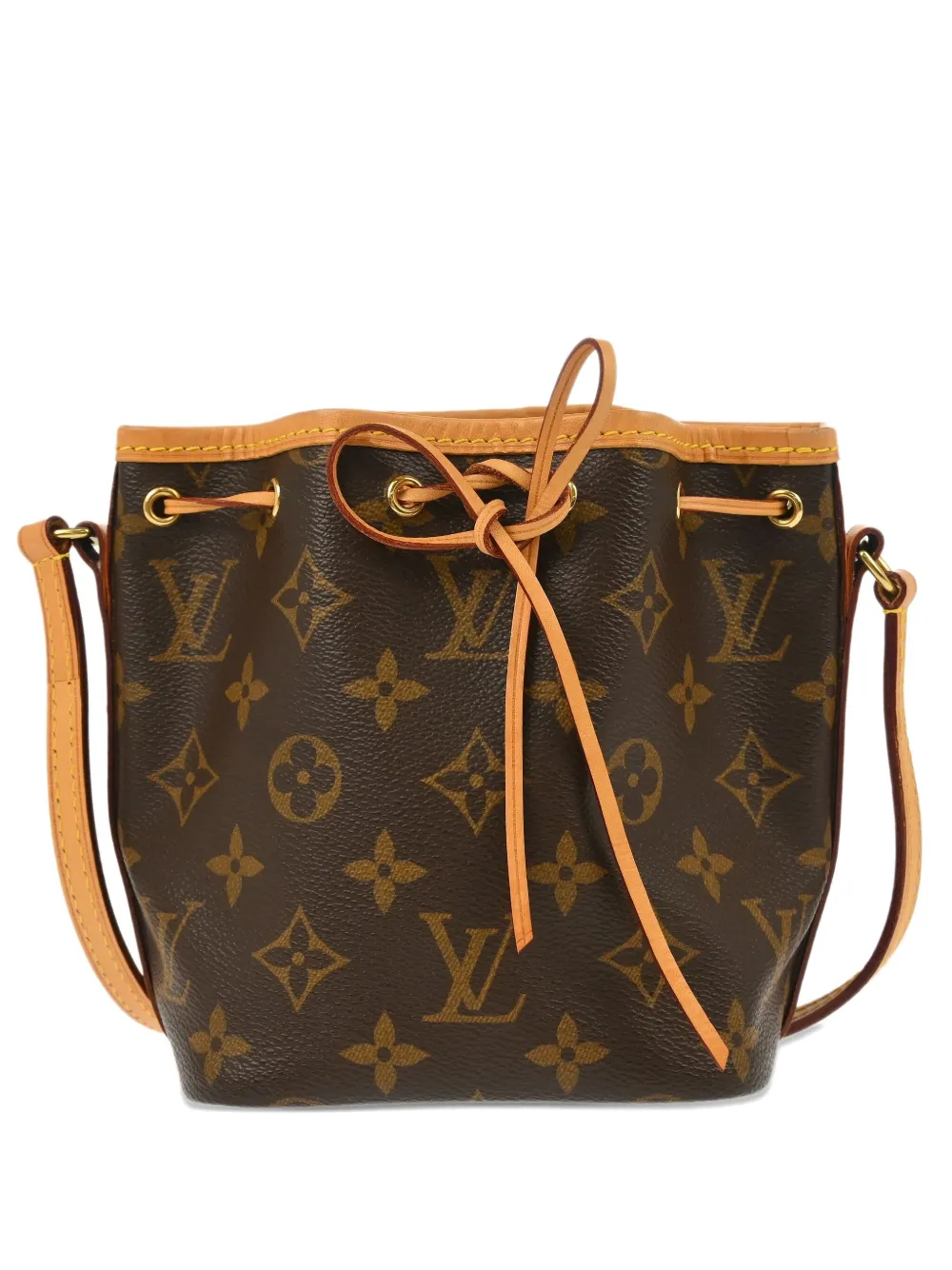 Louis Vuitton Pre-Owned 2015 ナノ ノエ ショルダーバッグ - ブラウン Louis Vuitton Pre-Owned 2015 ナノ ノエ ショルダーバッグ - ブラウン