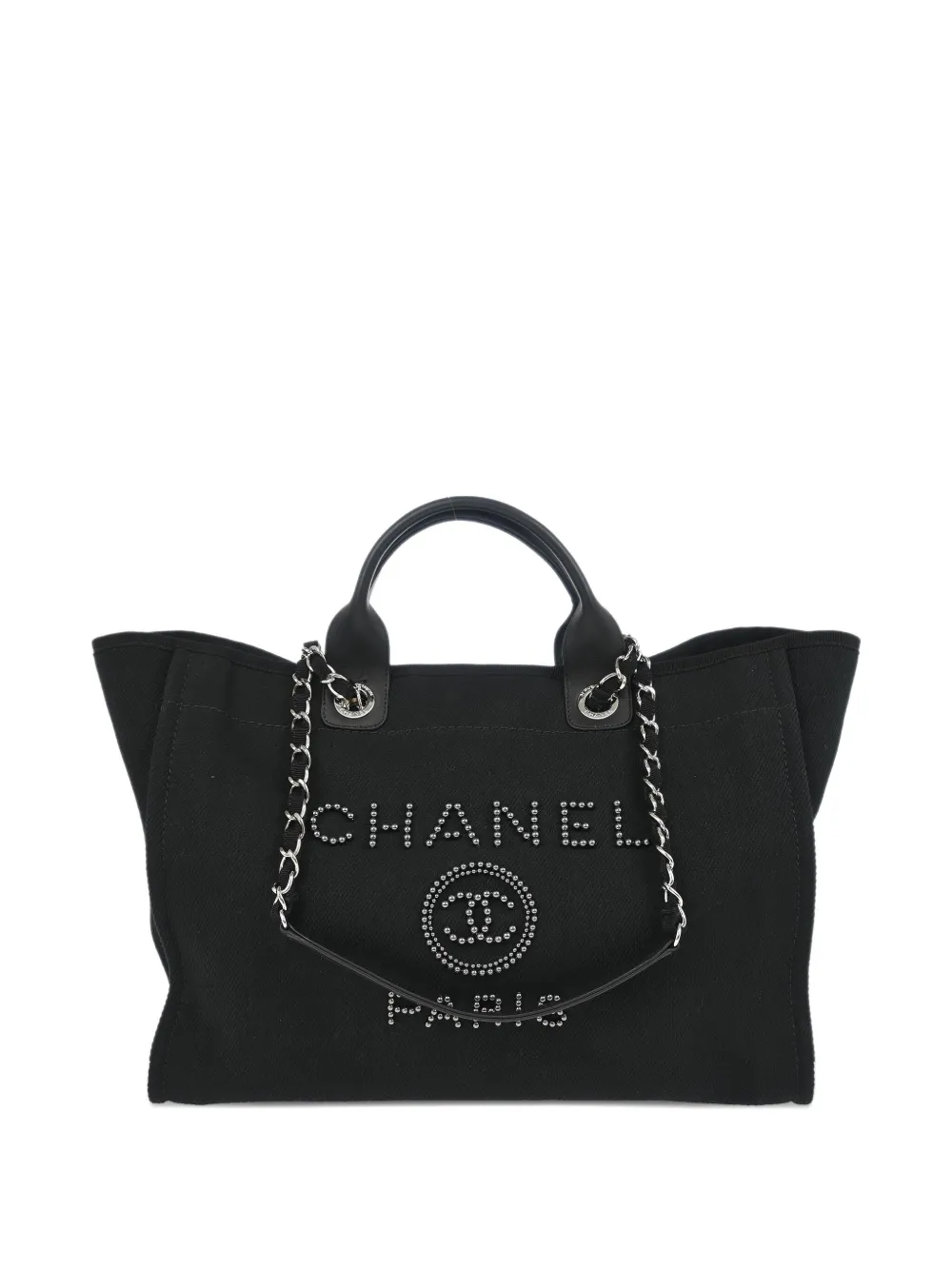 CHANEL Pre-Owned 2020 small Deauville tote bag | Black | Image 1