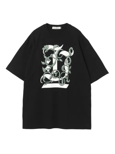 Undercover floral-print monogram T-shirt