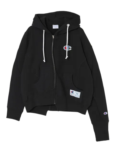 Undercover zip-fastening hoodie