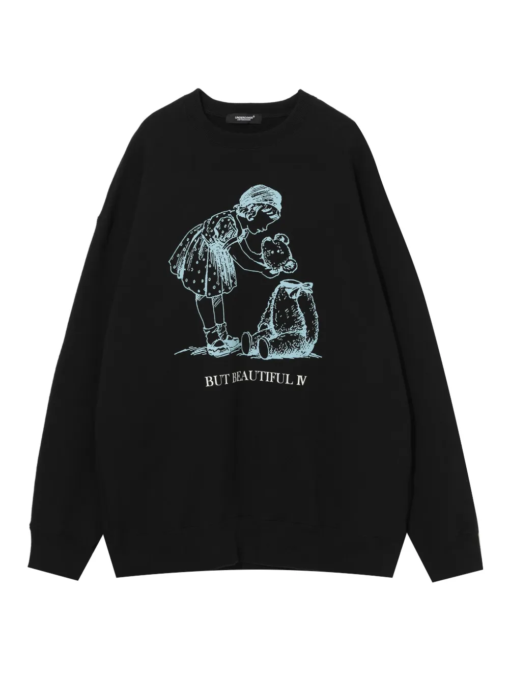 Undercover graphic-print long-sleeve sweatshirt | Black | Image 1