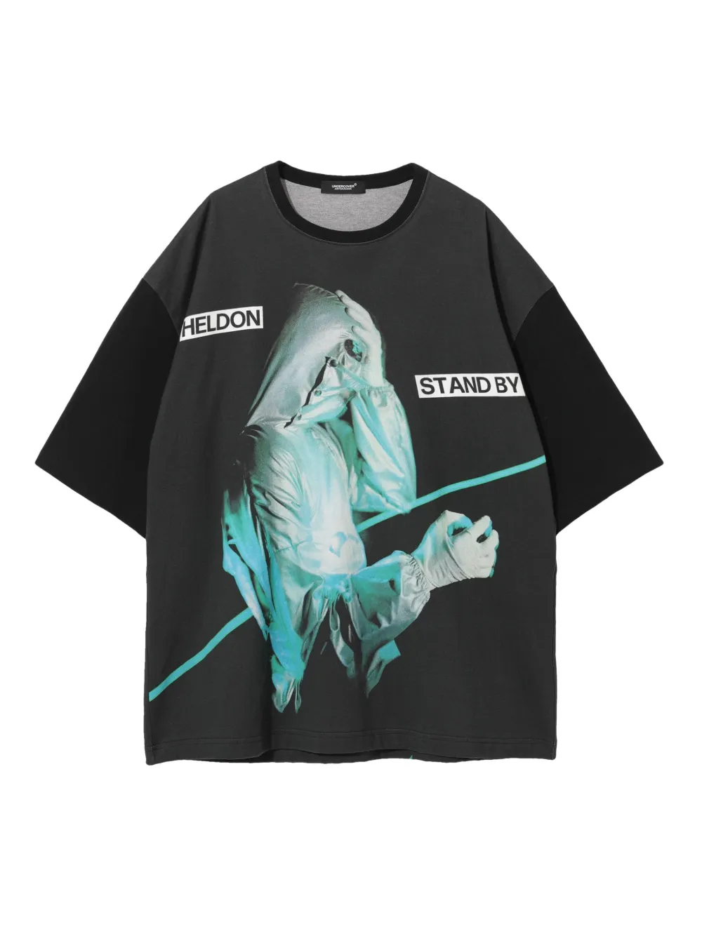 Undercover Katoenen T-shirt met grafische print Zwart