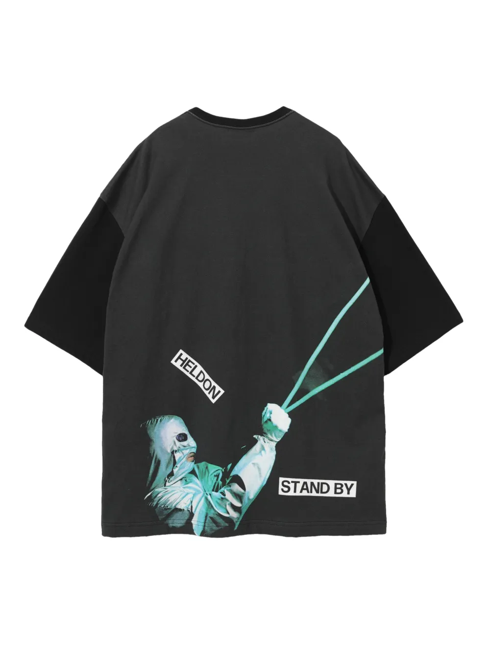 Undercover Katoenen T-shirt met grafische print Zwart
