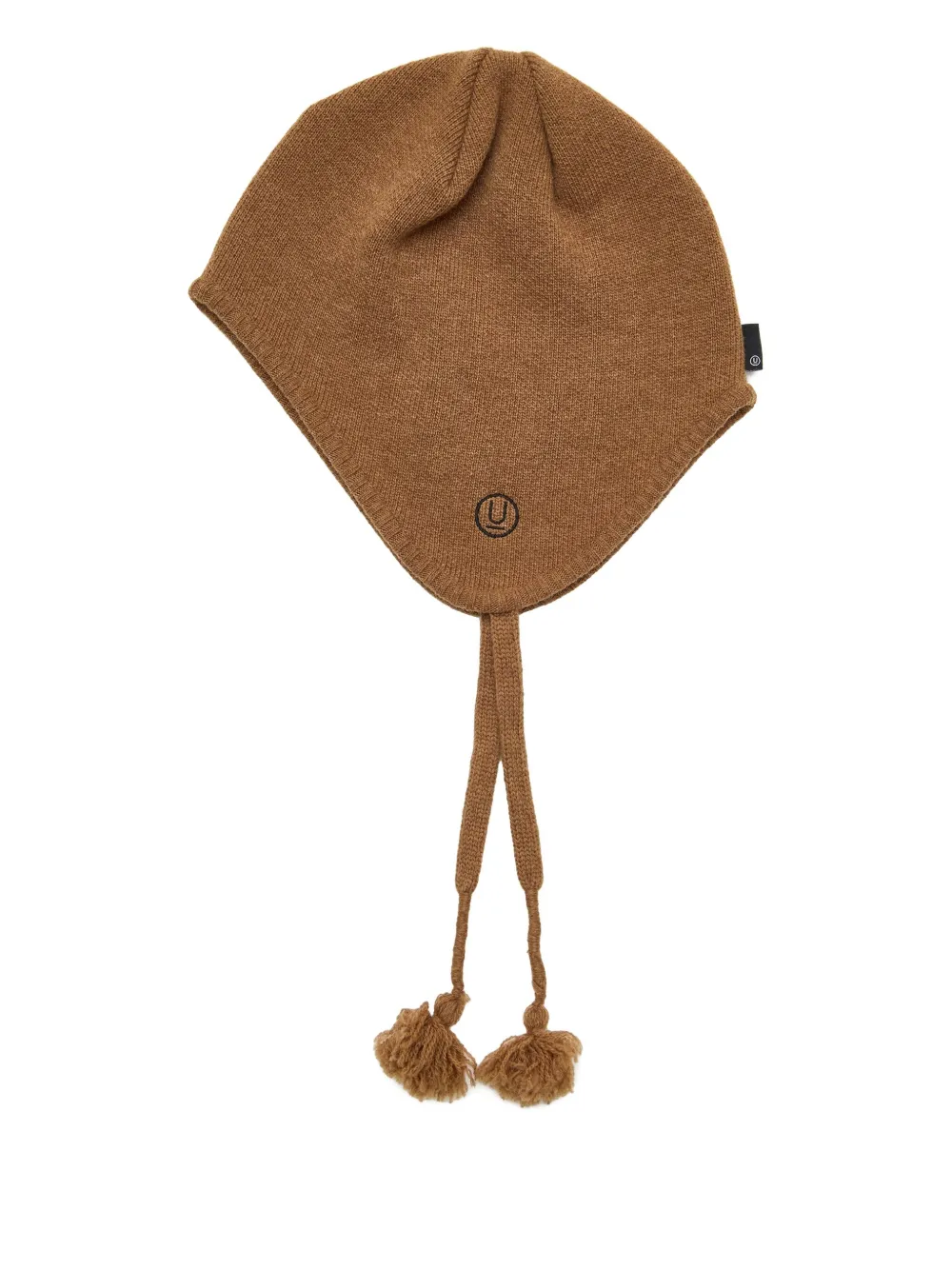 Undercover Wool Tasse-detail Beanie In Brown