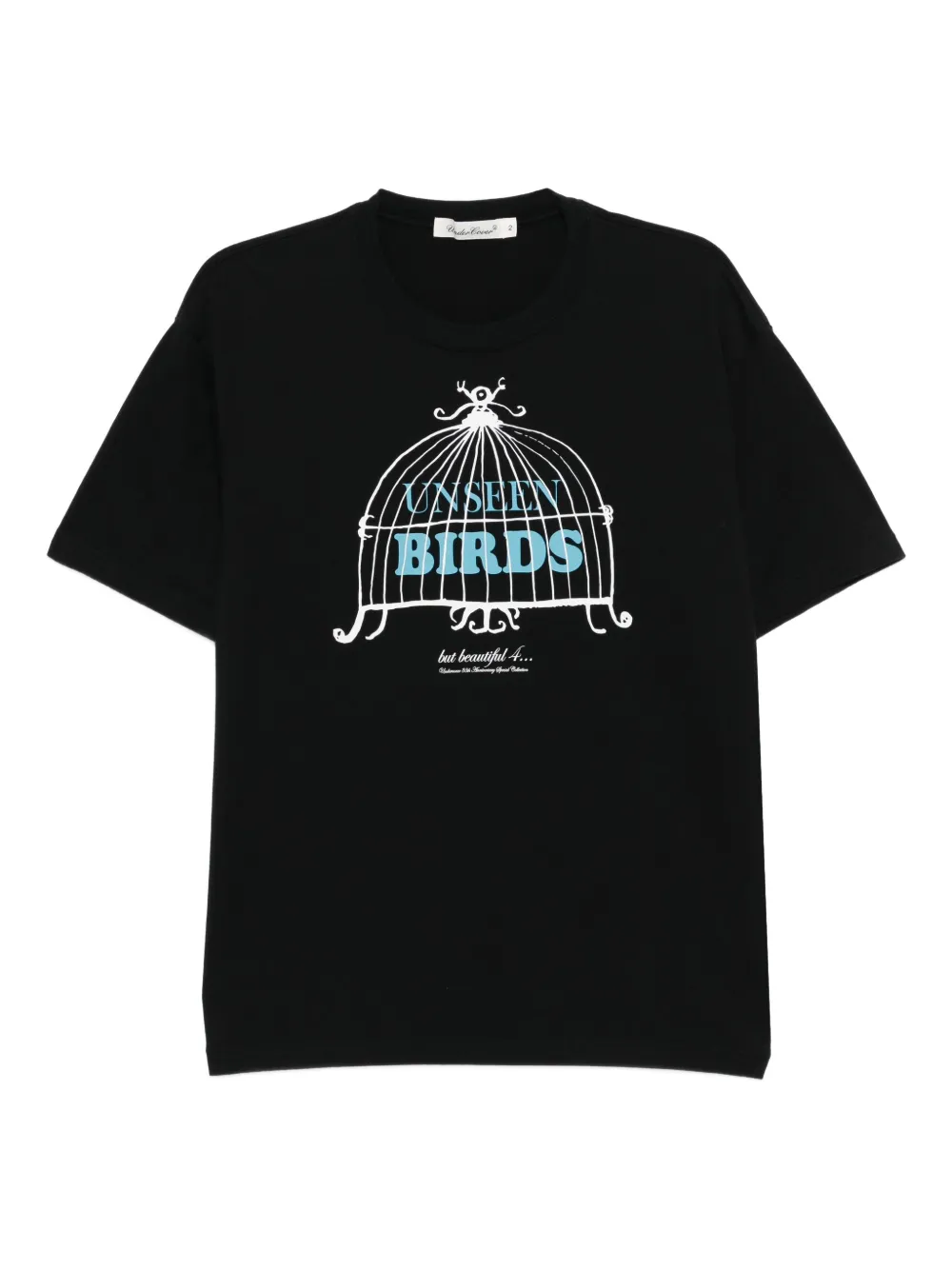 Undercover graphic-print cotton T-shirt | Black | Image 1