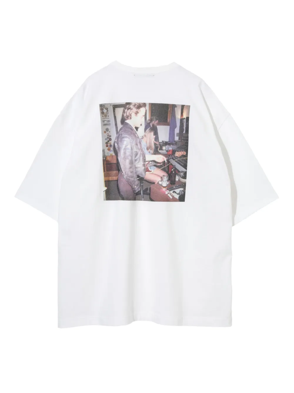 Undercover Katoenen T-shirt met grafische print - Wit