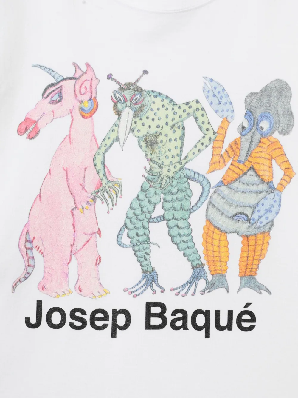 Undercover Josep Baqué T-shirt met grafische print Wit