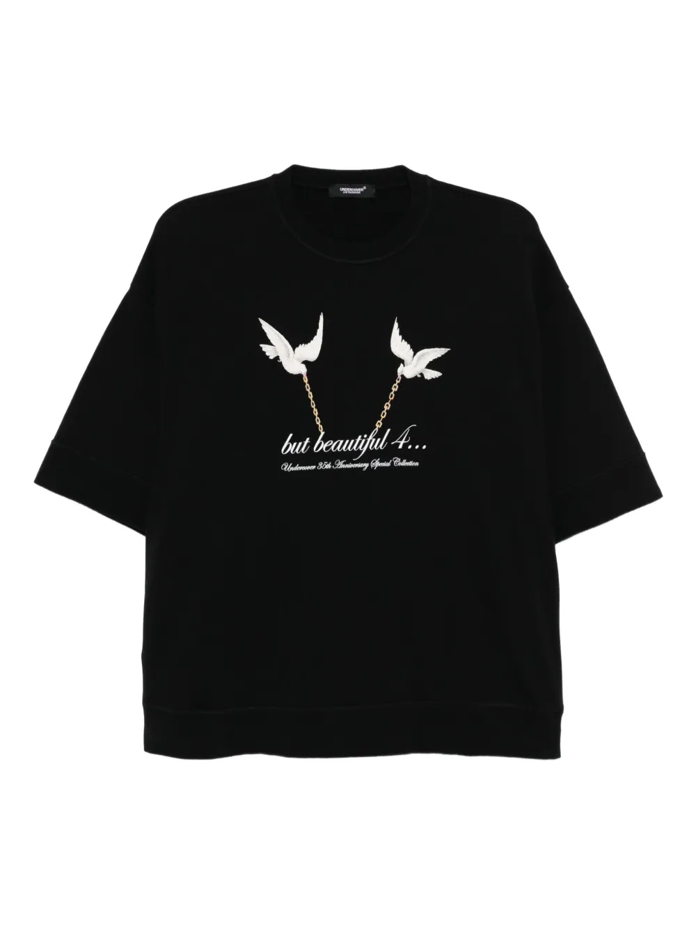 Undercover Graphic-print Cotton T-shirt In Black