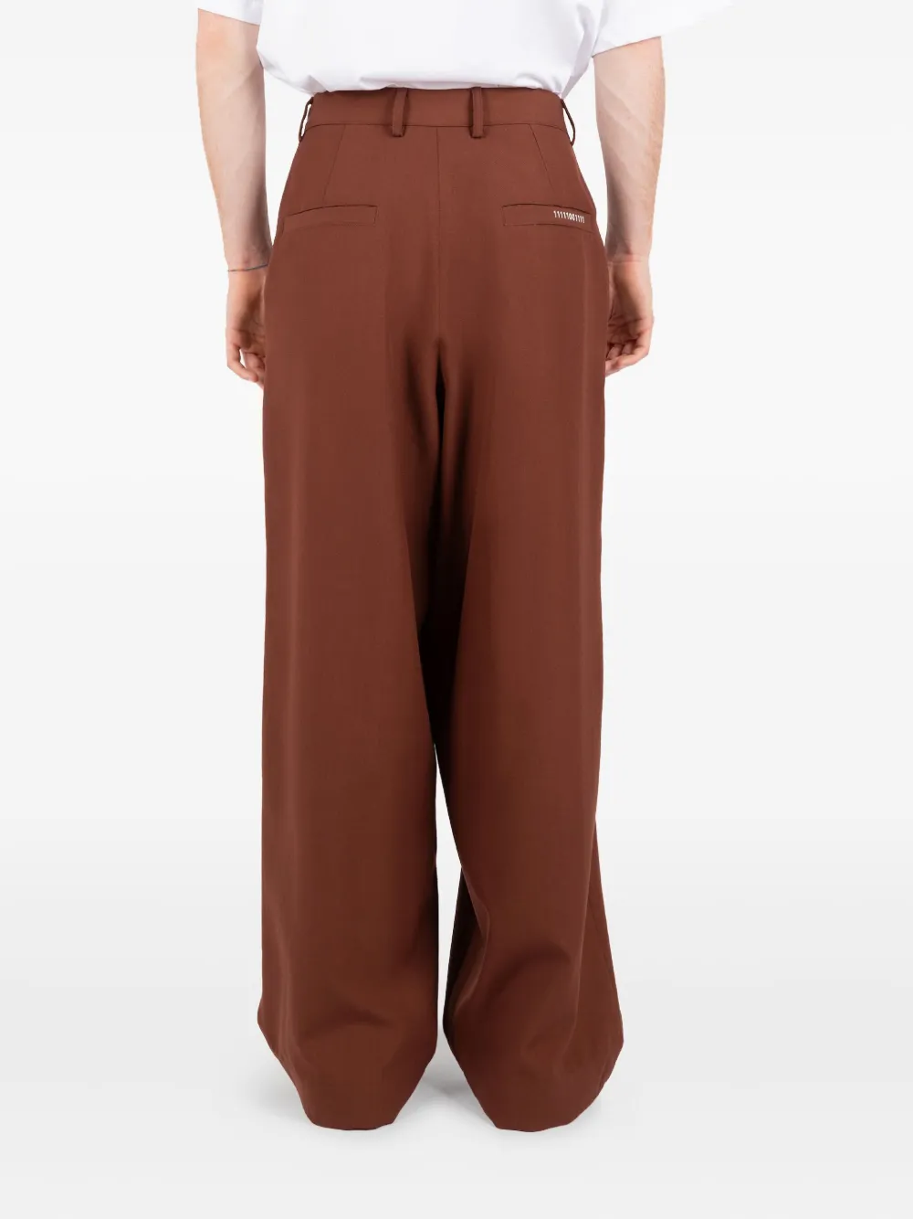 Société Anonyme Geplooide broek Bruin