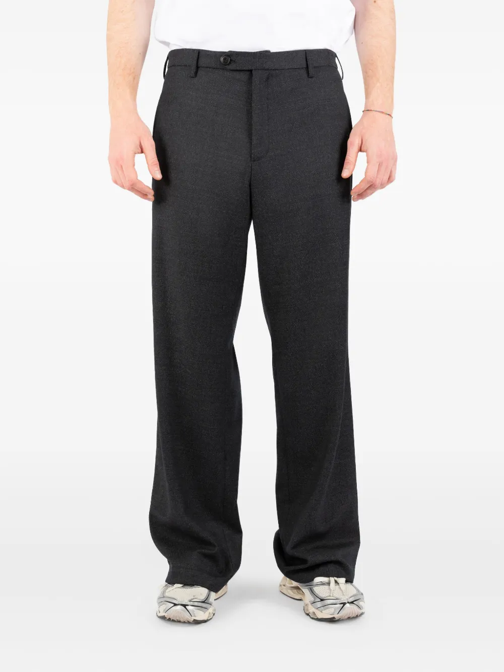 Société Anonyme tailored trousers - ブラック Société Anonyme tailored trousers - ブラック