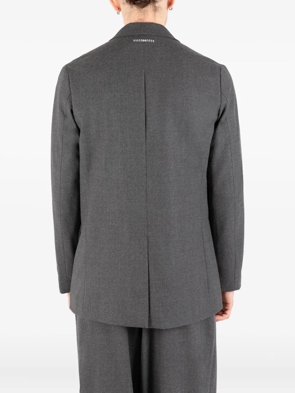 Société Anonyme Blazer met opgestikte zak en twee knopen Grijs