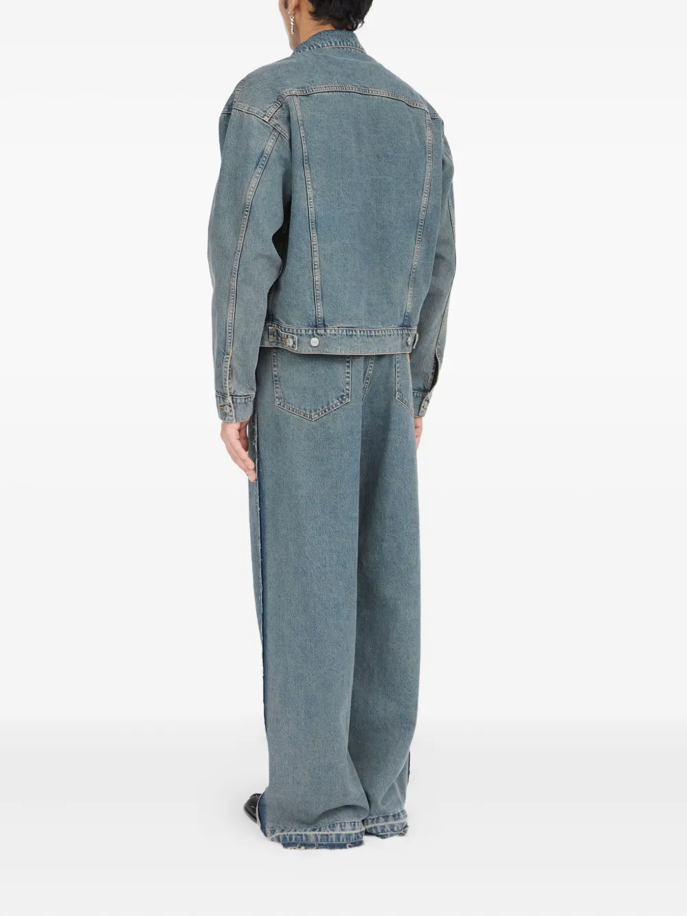 MM6 Maison Margiela Denim jack Blauw