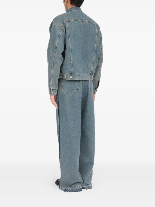 MM6 Maison Margiela フラップポケット デニムジャケット | ブルー