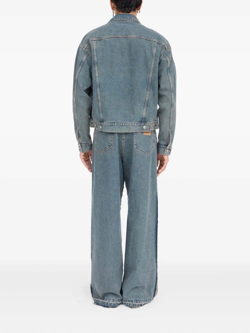 MM6 Maison Margiela Denim jack Blauw