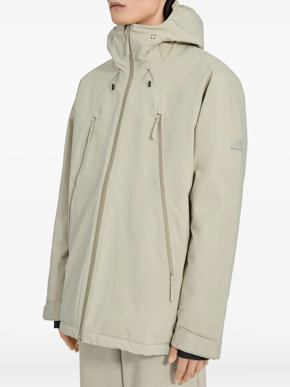 MM6 Maison Margiela X Salomon Jack met capuchon Beige