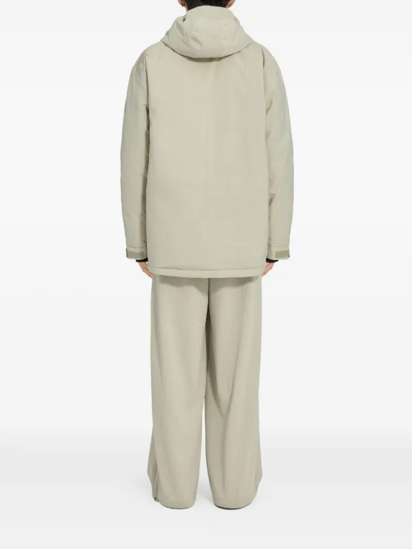MM6 Maison Margiela X Salomon Hooded zip-front Jacket | Neutrals