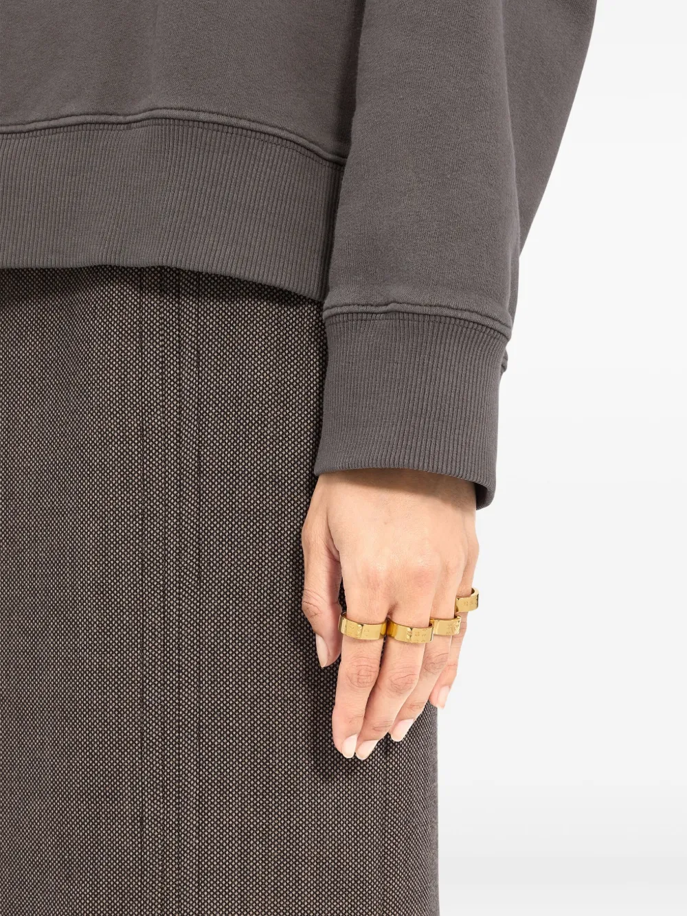 MM6 Maison Margiela Gegraveerde ringen - Goud