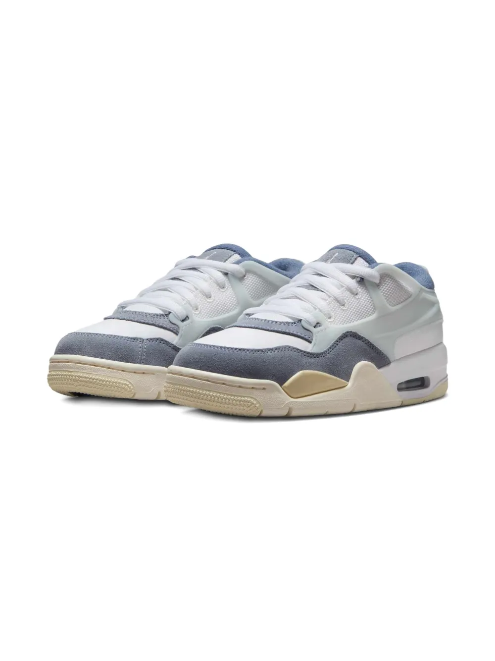 Jordan Kids Air Jordan 4 Retro RM "Diffused Blue Ashen Slate" sneakers White