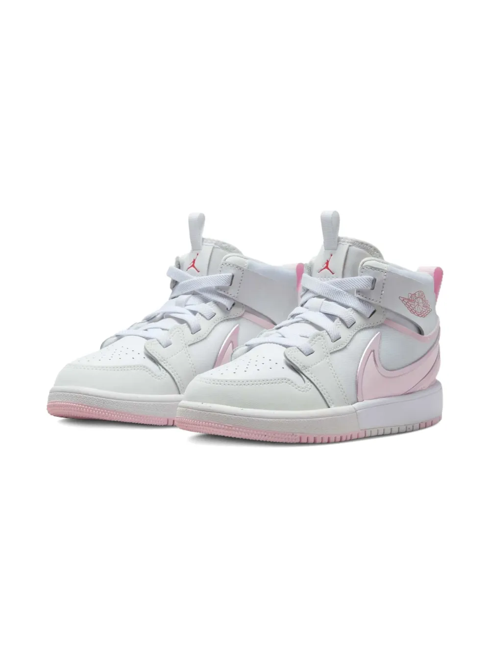 Jordan Kids Air Jordan 1 Retro Mid RM "White Fire Red Pink Foam" sneakers